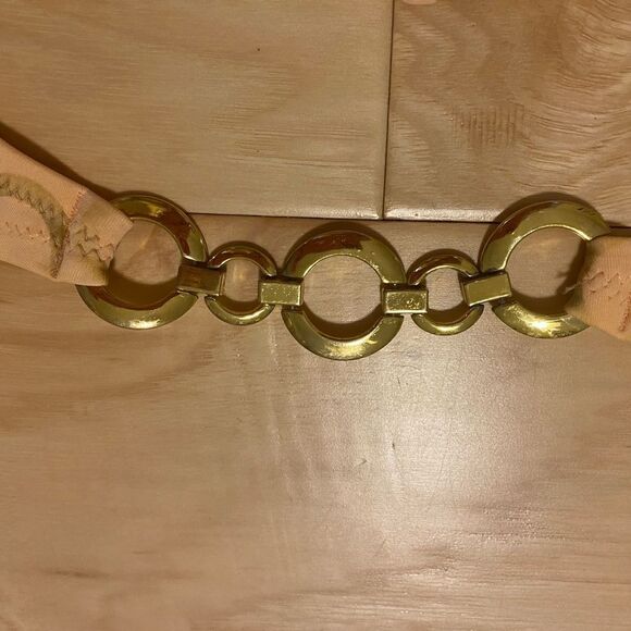 Victoria's Secret Peach Gold Chain Bikini Bottom Small - Picture 4 of 7